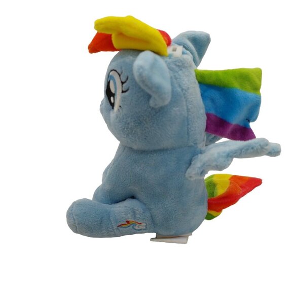 My Little Pony Rainbow Dash Piggy Bank Plush 2016 Blue Rainbow Read - Picture 4 of 8